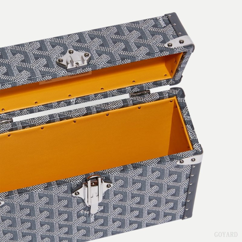 Bolsa De Hombro Goyard Cassette Trunk Bag Gris | GY-IPH2741