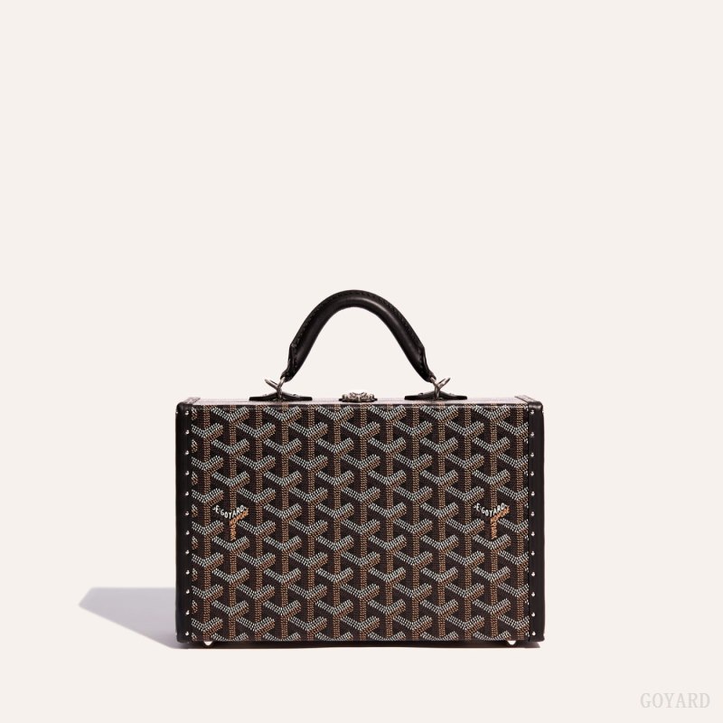 Bolsa De Hombro Goyard Grand Hôtel Trunk Bag Negras | GY-DCK6399