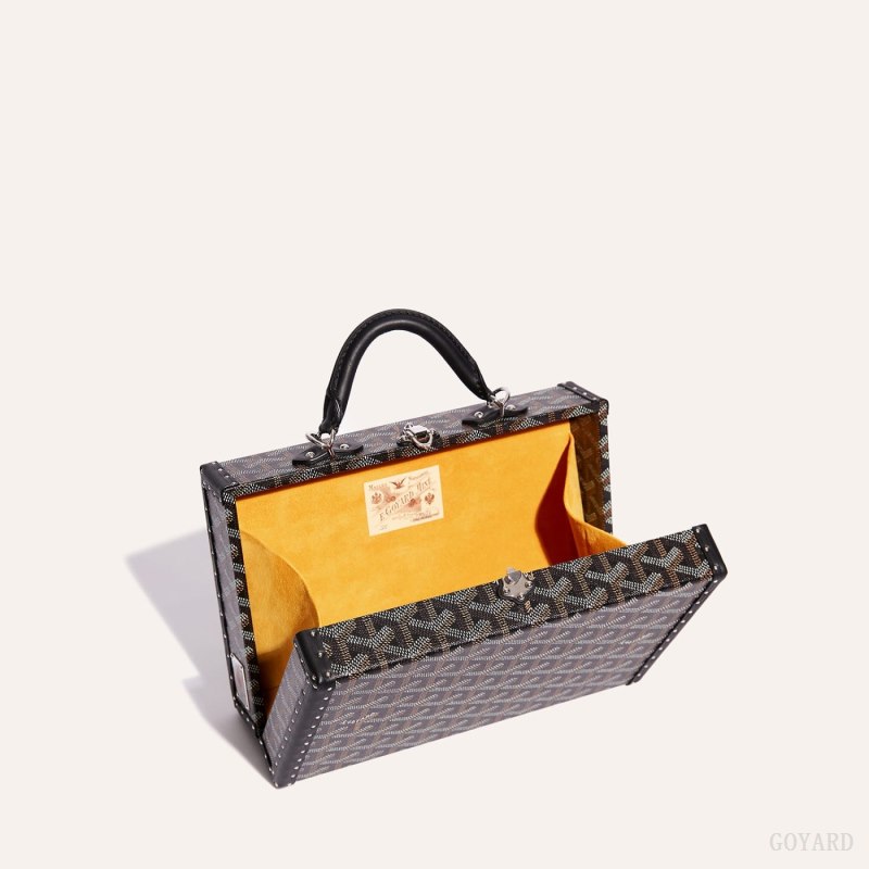 Bolsa De Hombro Goyard Grand Hôtel Trunk Bag Negras | GY-DCK6399