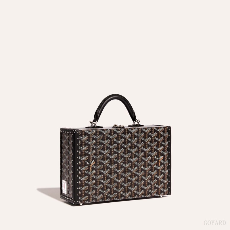Bolsa De Hombro Goyard Grand Hôtel Trunk Bag Negras | GY-DCK6399