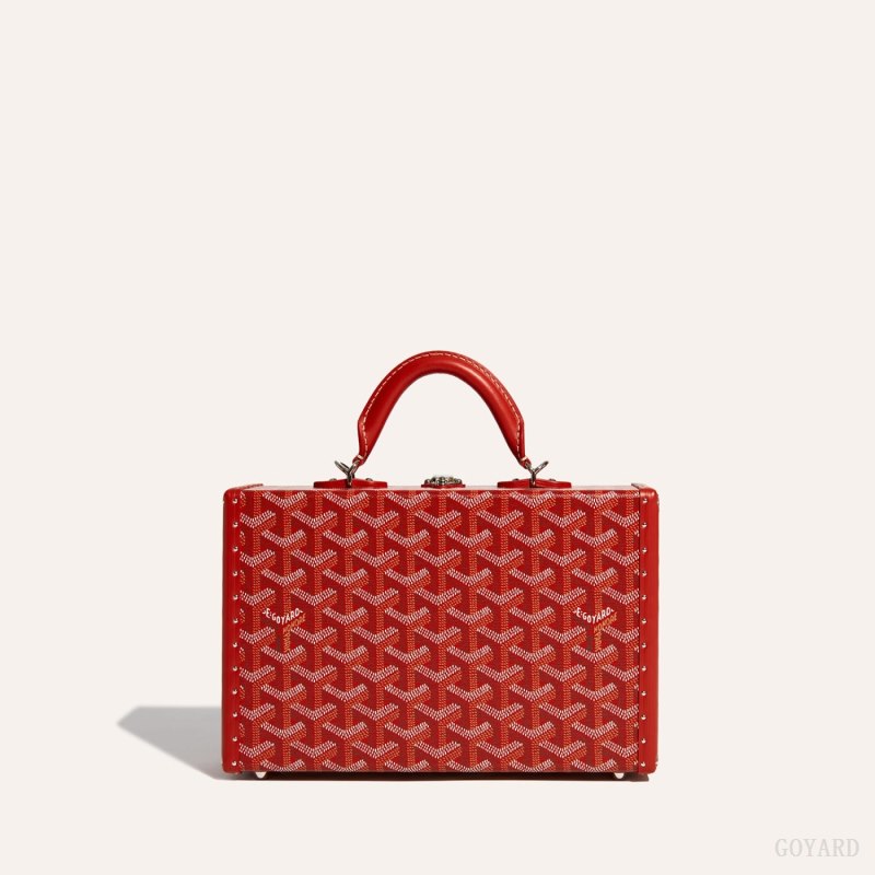 Bolsa De Hombro Goyard Grand Hôtel Trunk Bag Rojas | GY-EKM2701
