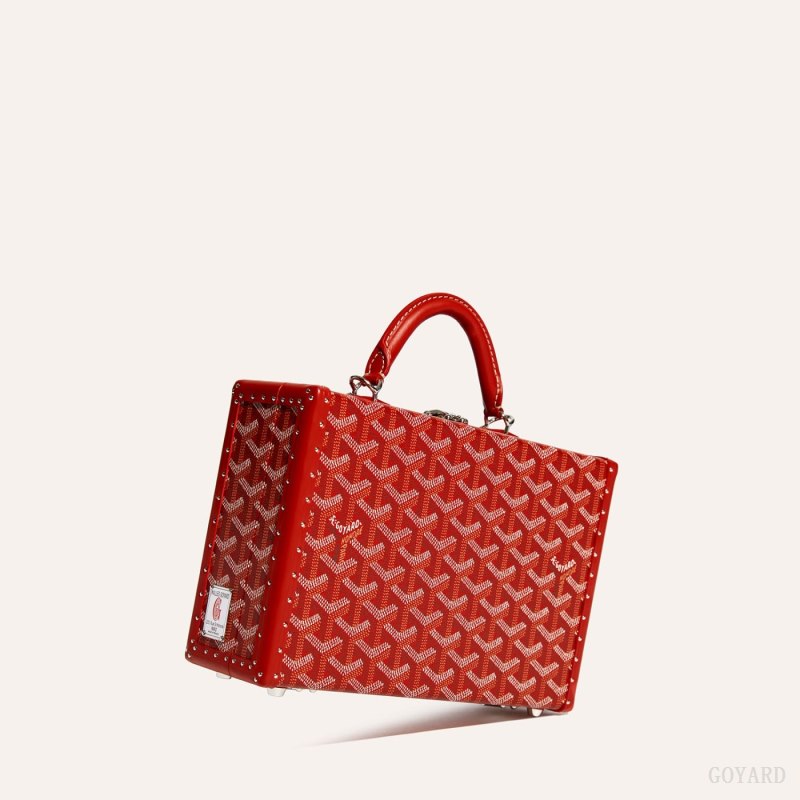 Bolsa De Hombro Goyard Grand Hôtel Trunk Bag Rojas | GY-EKM2701