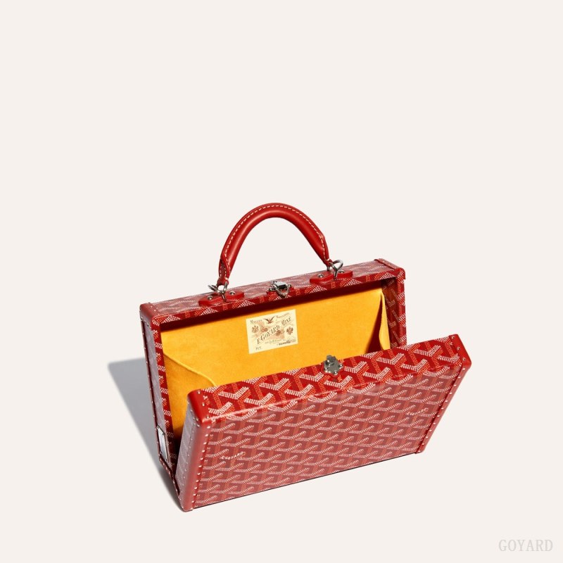 Bolsa De Hombro Goyard Grand Hôtel Trunk Bag Rojas | GY-EKM2701