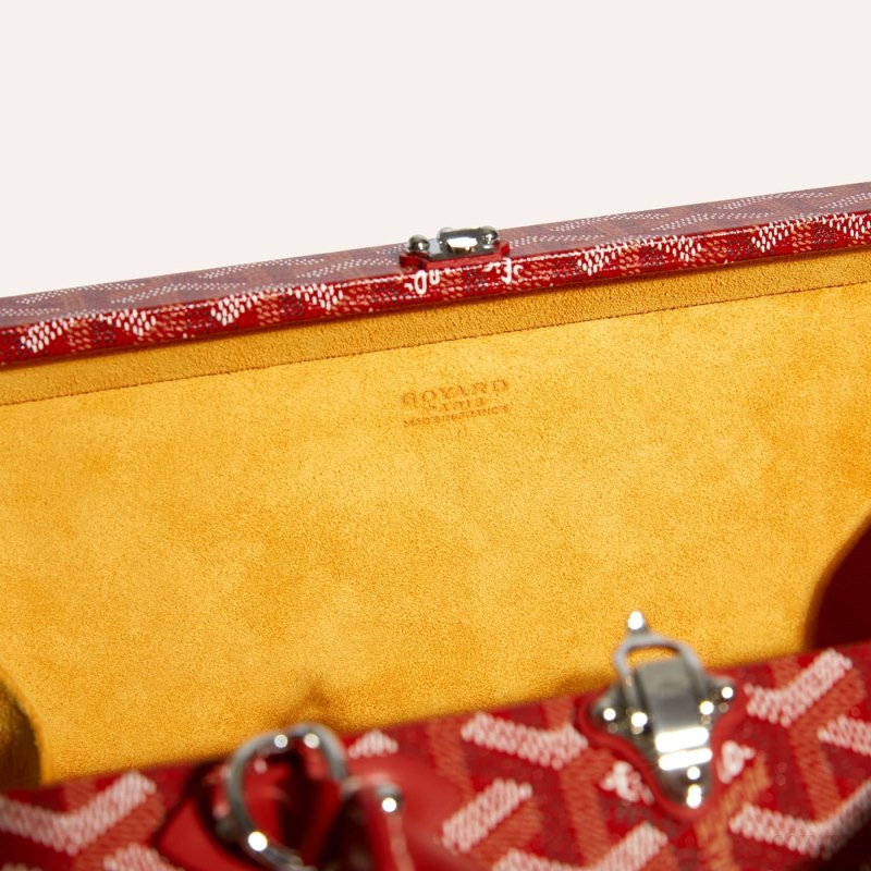 Bolsa De Hombro Goyard Grand Hôtel Trunk Bag Rojas | GY-EKM2701