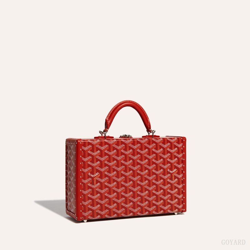 Bolsa De Hombro Goyard Grand Hôtel Trunk Bag Rojas | GY-EKM2701