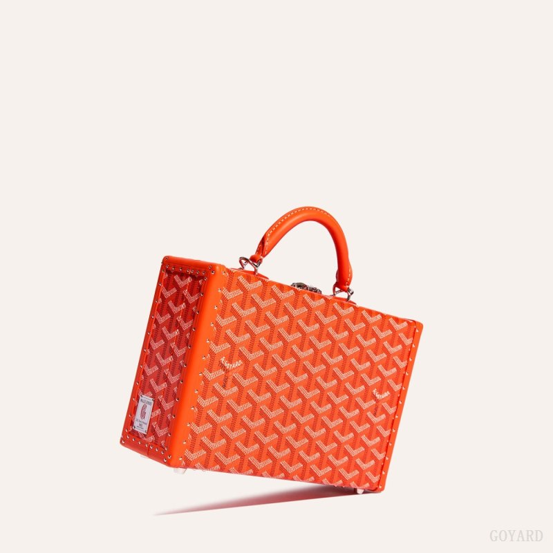 Bolsa De Hombro Goyard Grand Hôtel Trunk Bag Naranjas | GY-NAK7415