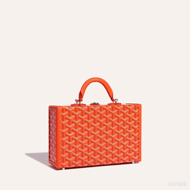 Bolsa De Hombro Goyard Grand Hôtel Trunk Bag Naranjas | GY-NAK7415
