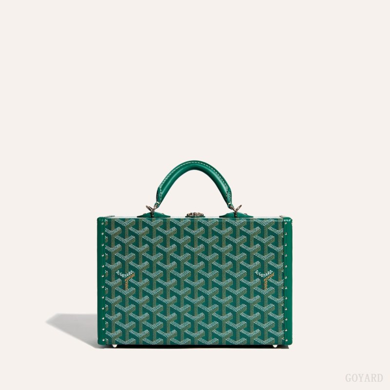 Bolsa De Hombro Goyard Grand Hôtel Trunk Bag Verde | GY-LBZ5375