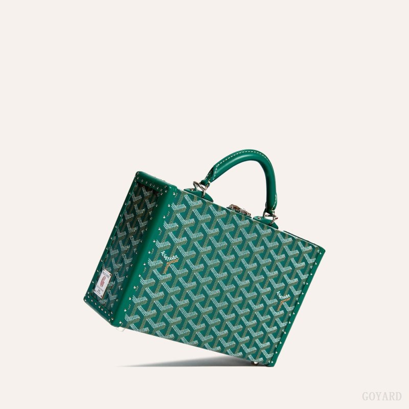 Bolsa De Hombro Goyard Grand Hôtel Trunk Bag Verde | GY-LBZ5375