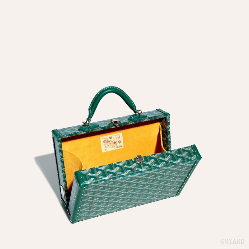 Bolsa De Hombro Goyard Grand Hôtel Trunk Bag Verde | GY-LBZ5375