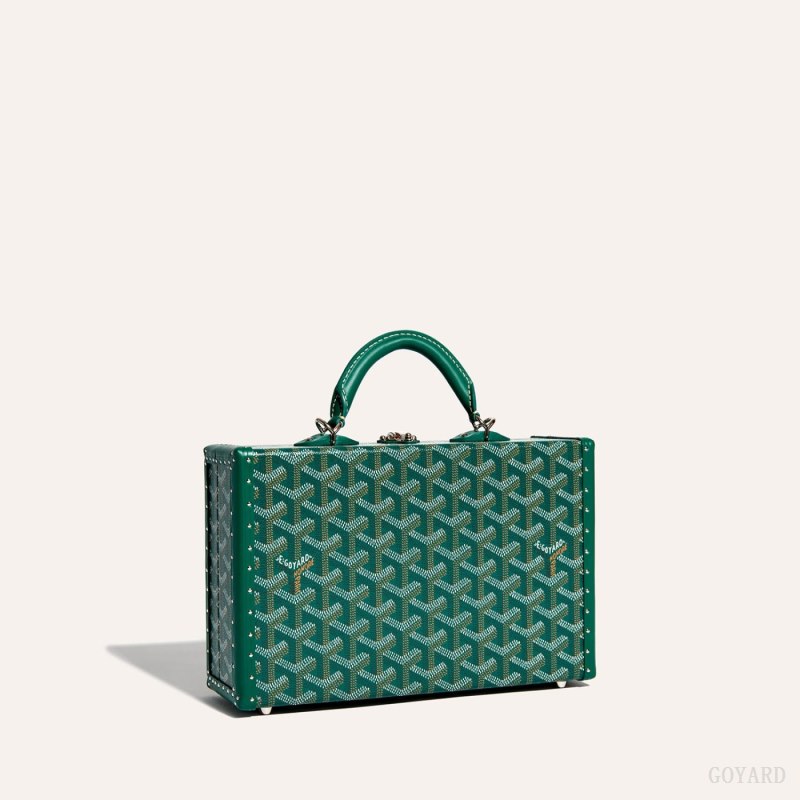 Bolsa De Hombro Goyard Grand Hôtel Trunk Bag Verde | GY-LBZ5375