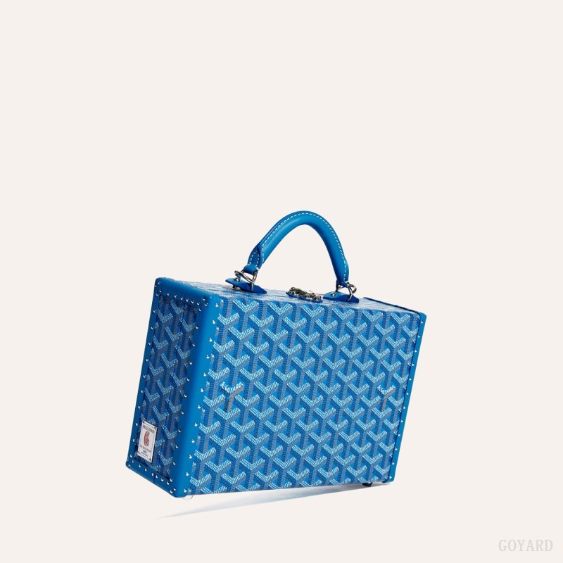 Bolsa De Hombro Goyard Grand Hôtel Trunk Bag Azules | GY-UNV6566