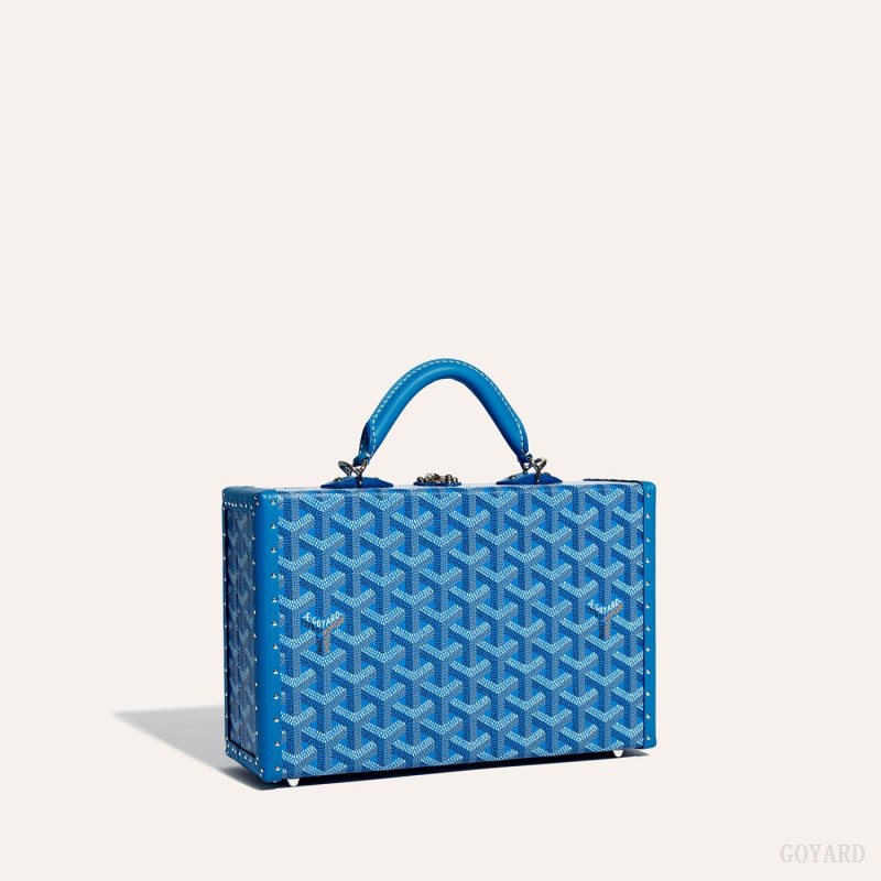 Bolsa De Hombro Goyard Grand Hôtel Trunk Bag Azules | GY-UNV6566