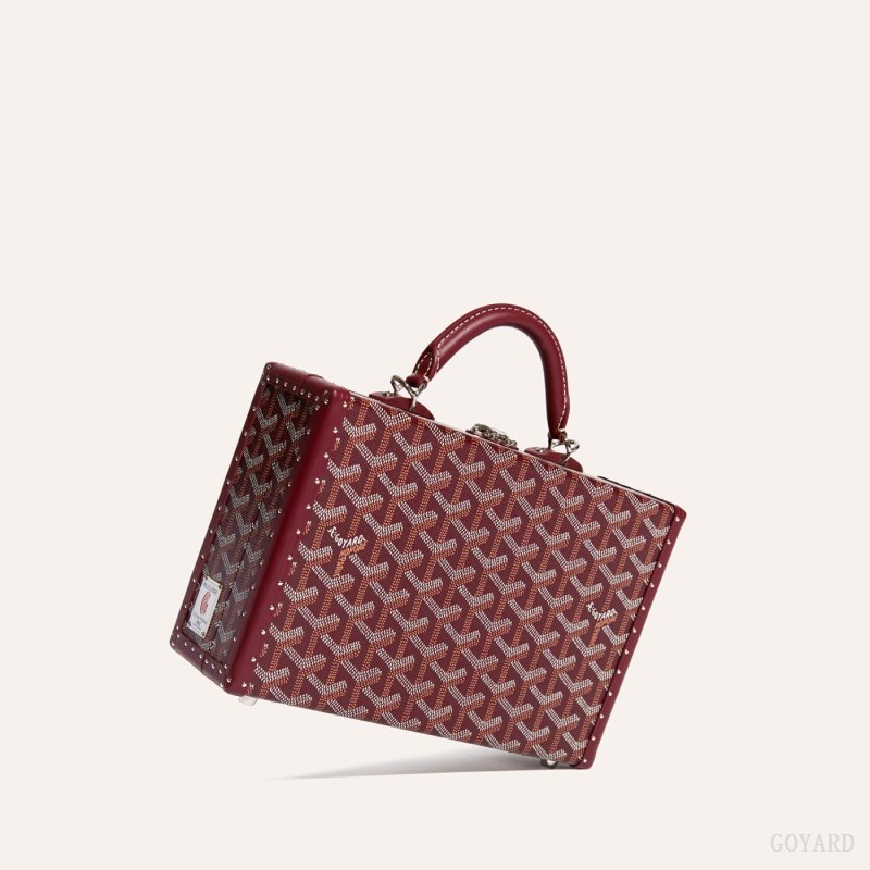 Bolsa De Hombro Goyard Grand Hôtel Trunk Bag Burdeos | GY-SQX8209
