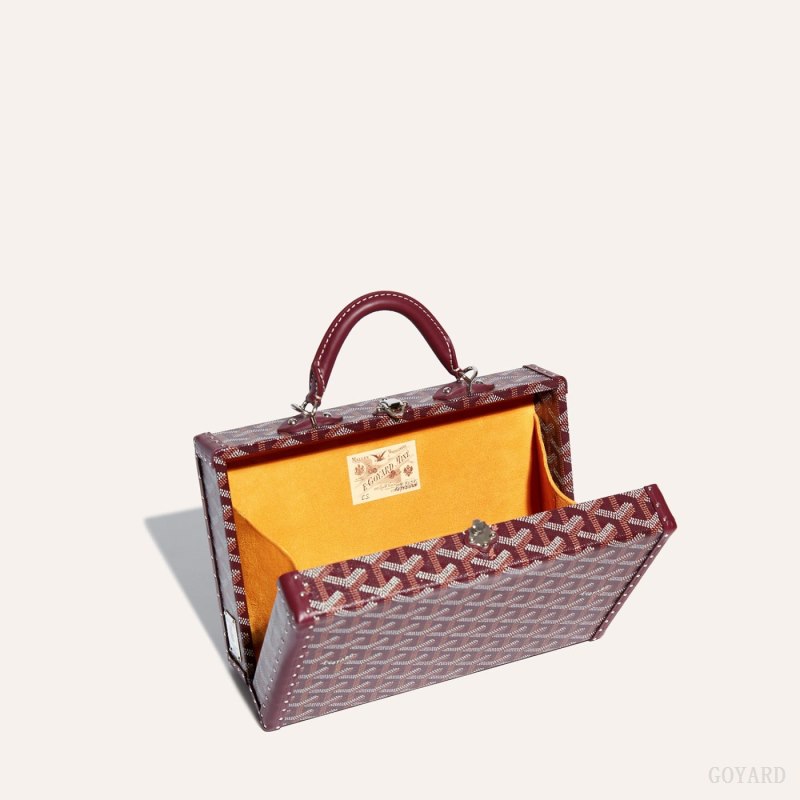 Bolsa De Hombro Goyard Grand Hôtel Trunk Bag Burdeos | GY-SQX8209