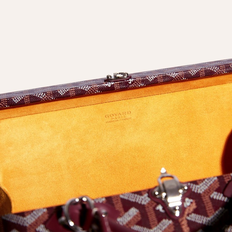 Bolsa De Hombro Goyard Grand Hôtel Trunk Bag Burdeos | GY-SQX8209