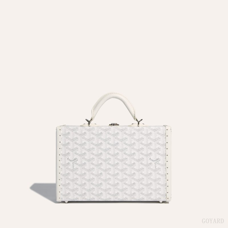 Bolsa De Hombro Goyard Grand Hôtel Trunk Bag Blancas | GY-AUU3016