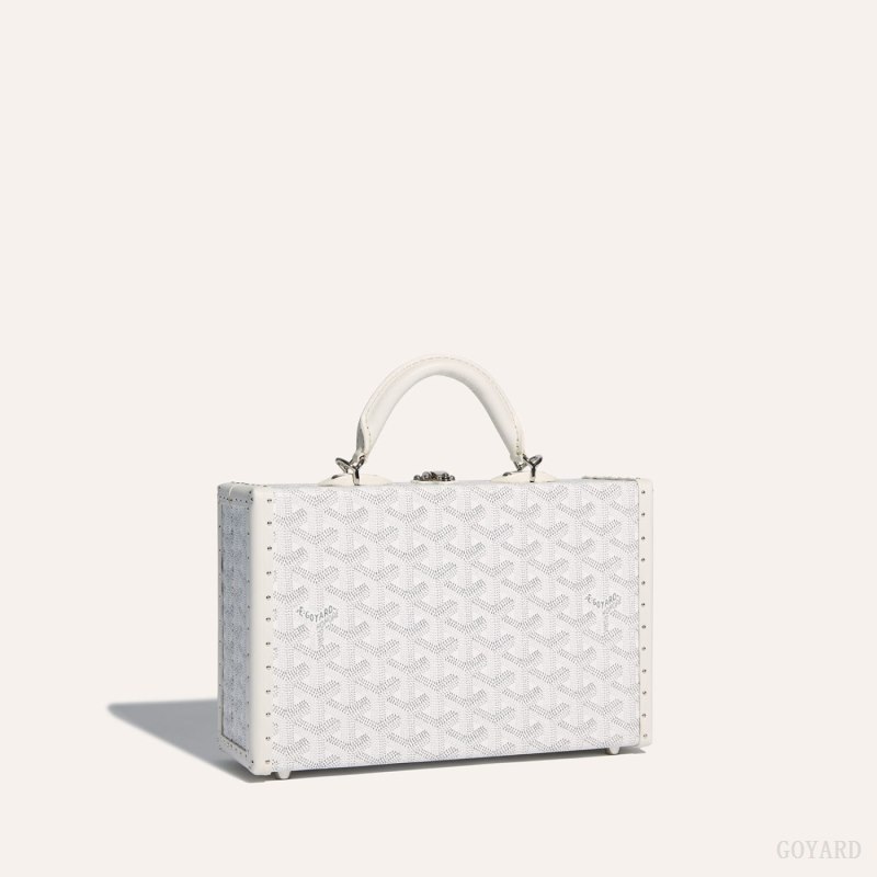 Bolsa De Hombro Goyard Grand Hôtel Trunk Bag Blancas | GY-AUU3016