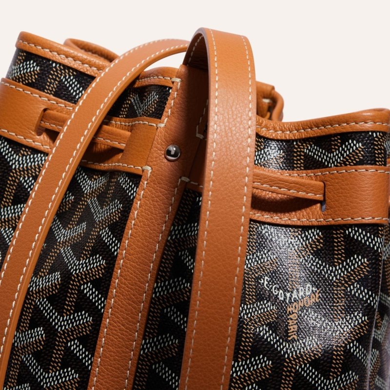 Bolsa De Hombro Goyard PETIT FLOT BUCKET BAG Negras Marrones | GY-DPZ5154