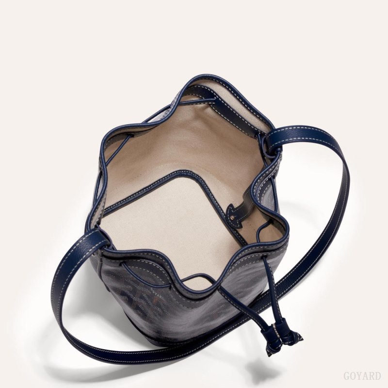 Bolsa De Hombro Goyard PETIT FLOT BUCKET BAG Azul Marino Azules | GY-XDA0247