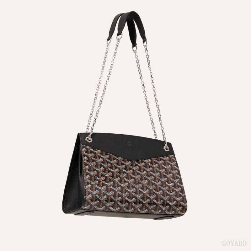 Bolsa De Hombro Goyard Rouette Structuré PM Bag Negras | GY-IGK5039