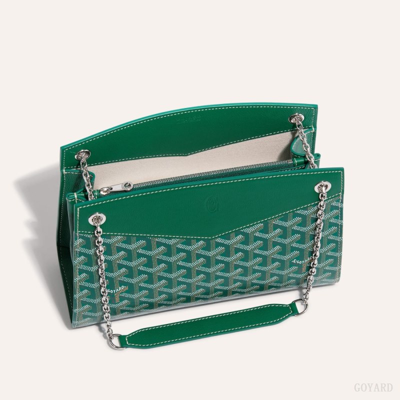 Bolsa De Hombro Goyard Rouette Structuré PM Bag Verde | GY-QJN0639