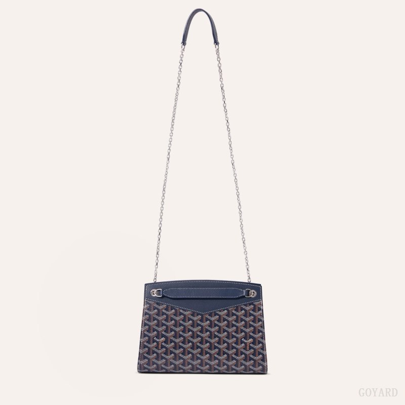 Bolsa De Hombro Goyard Rouette Structuré PM Bag Azul Marino Azules | GY-DWL1132