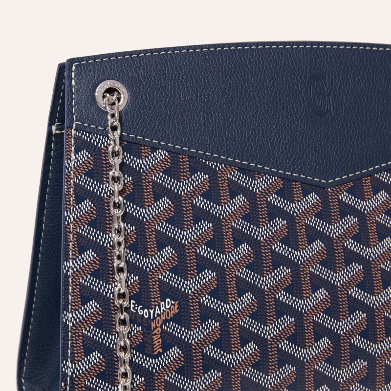 Bolsa De Hombro Goyard Rouette Structuré PM Bag Azul Marino Azules | GY-DWL1132