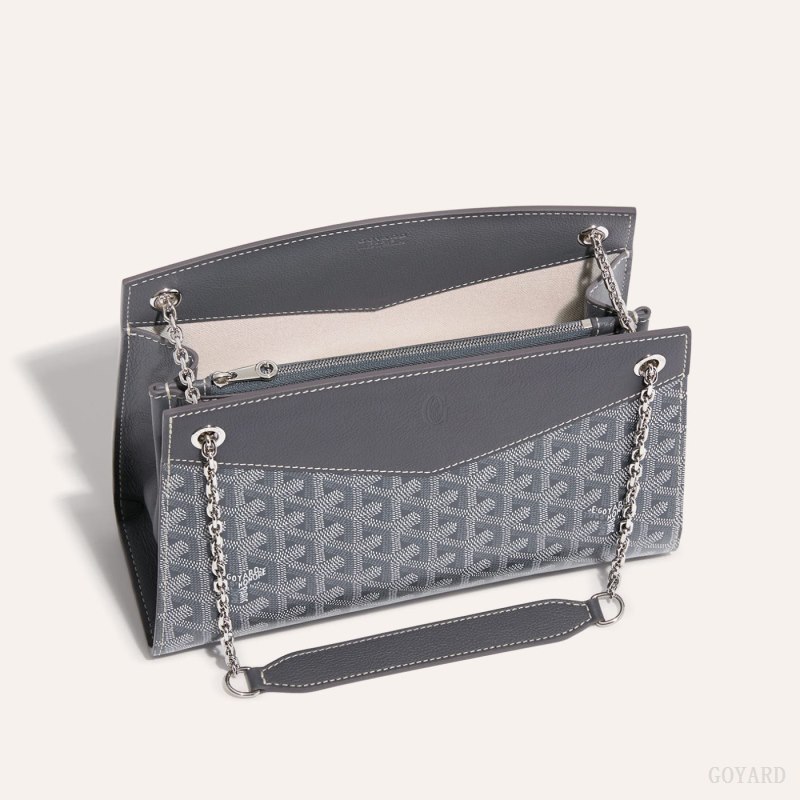 Bolsa De Hombro Goyard Rouette Structuré PM Bag Gris | GY-ZVK2618