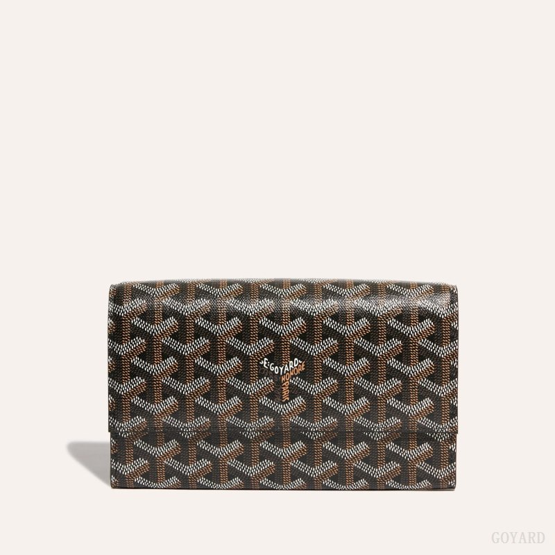 Bolsa De Hombro Goyard Varenne Continental Wallet Negras | GY-HUE1151