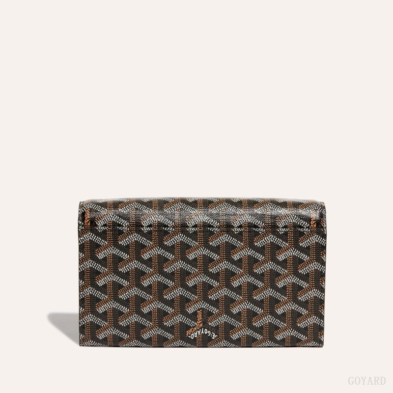 Bolsa De Hombro Goyard Varenne Continental Wallet Negras | GY-HUE1151