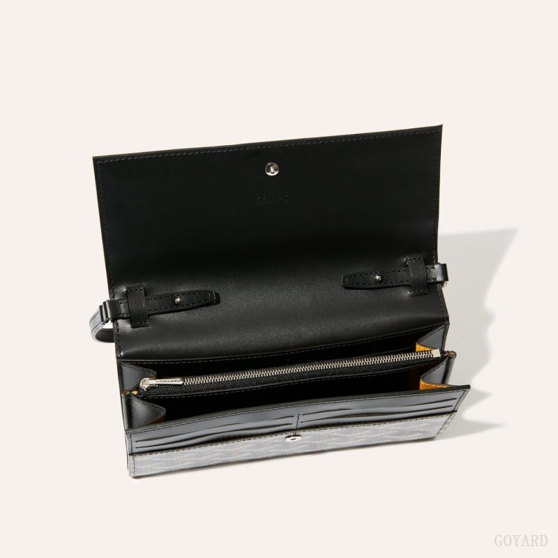 Bolsa De Hombro Goyard Varenne Continental Wallet Negras | GY-HUE1151