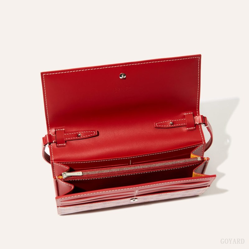 Bolsa De Hombro Goyard Varenne Continental Wallet Rojas | GY-FBS0426