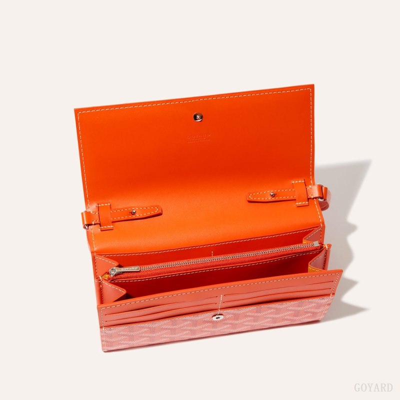 Bolsa De Hombro Goyard Varenne Continental Wallet Naranjas | GY-LLD0528