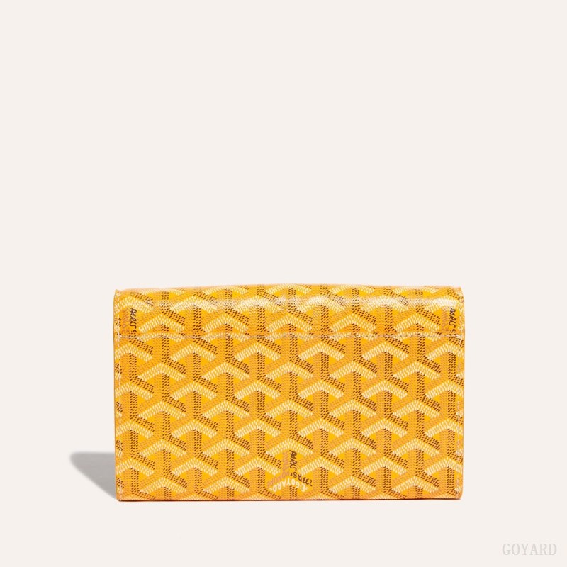 Bolsa De Hombro Goyard Varenne Continental Wallet Amarillo | GY-IXY1798