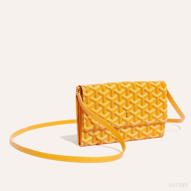 Bolsa De Hombro Goyard Varenne Continental Wallet Amarillo | GY-IXY1798