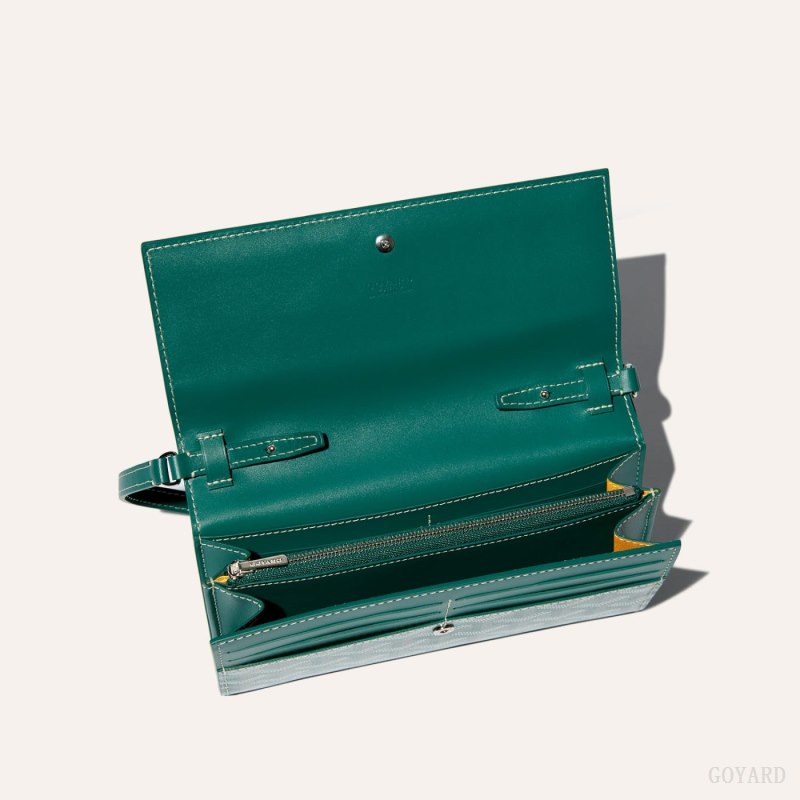 Bolsa De Hombro Goyard Varenne Continental Wallet Verde | GY-PIK8923