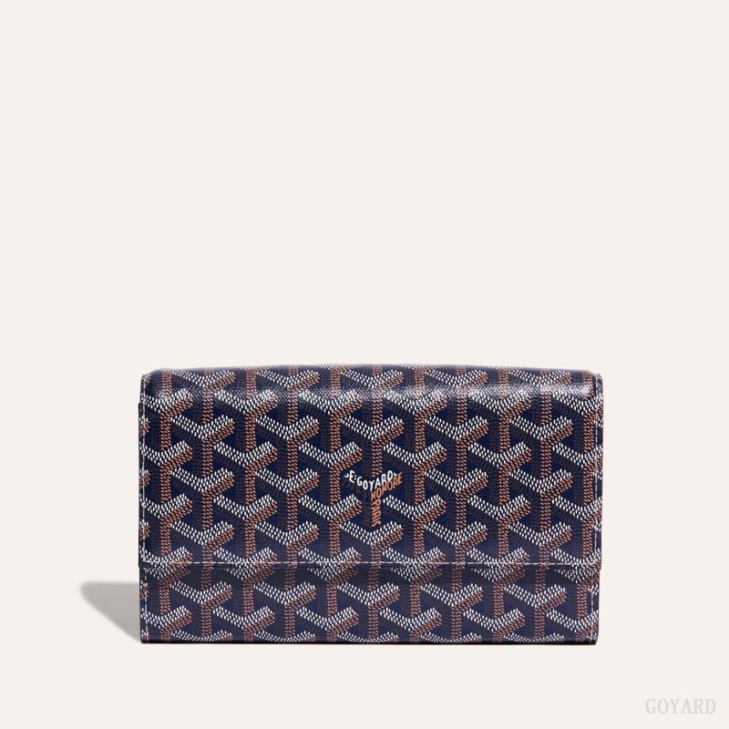 Bolsa De Hombro Goyard Varenne Continental Wallet Azul Marino Azules | GY-IRE0905