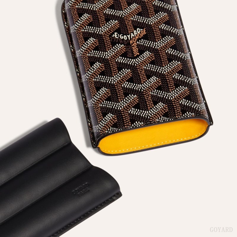 Bolsa Estuche Goyard CHURCHILL 3 CIGAR CASE Negras | GY-GTC2840