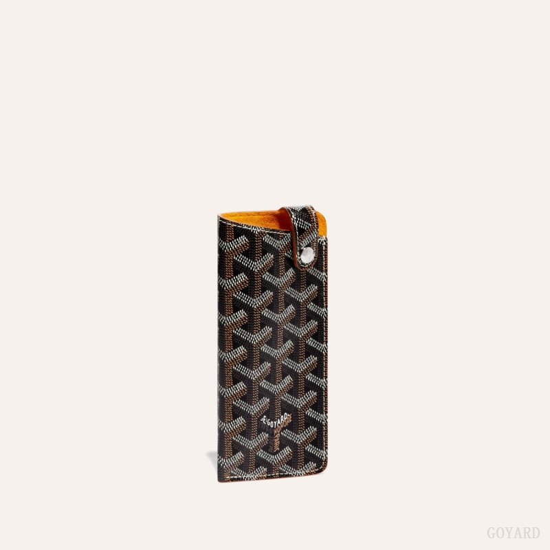 Bolsa Estuche Goyard MONTMARTRE PM GLASSES CASE Negras Marrones | GY-XNQ9866