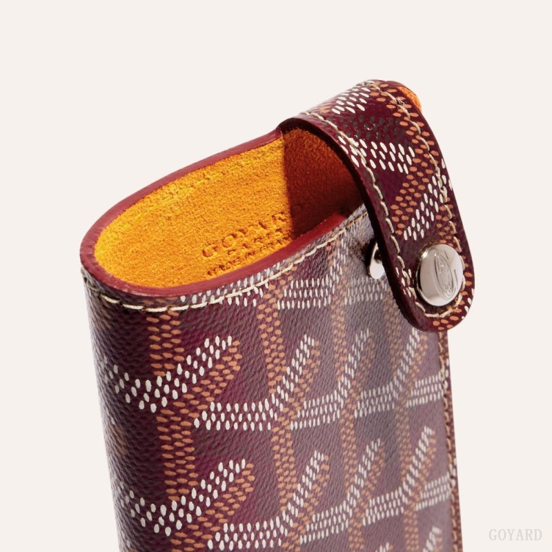 Bolsa Estuche Goyard MONTMARTRE PM GLASSES CASE Burdeos | GY-EGT3752