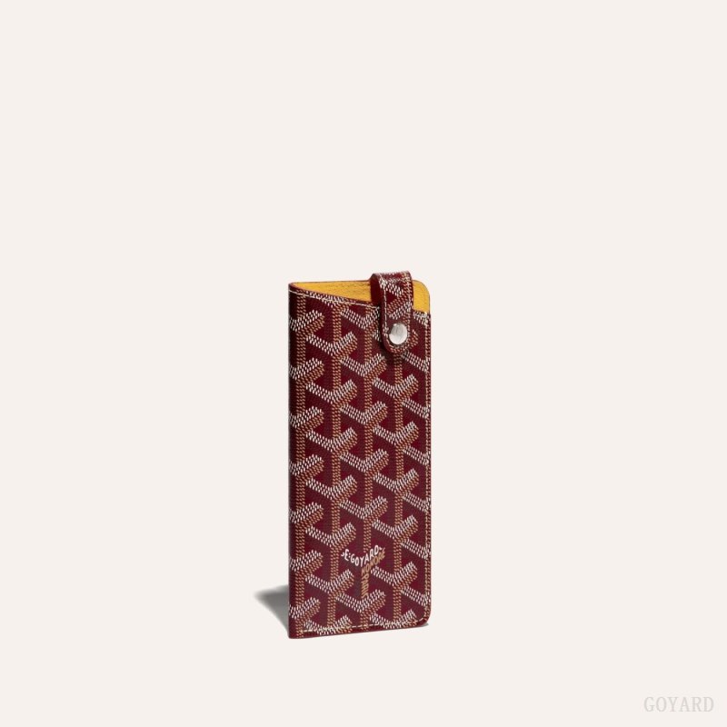 Bolsa Estuche Goyard MONTMARTRE PM GLASSES CASE Burdeos | GY-EGT3752