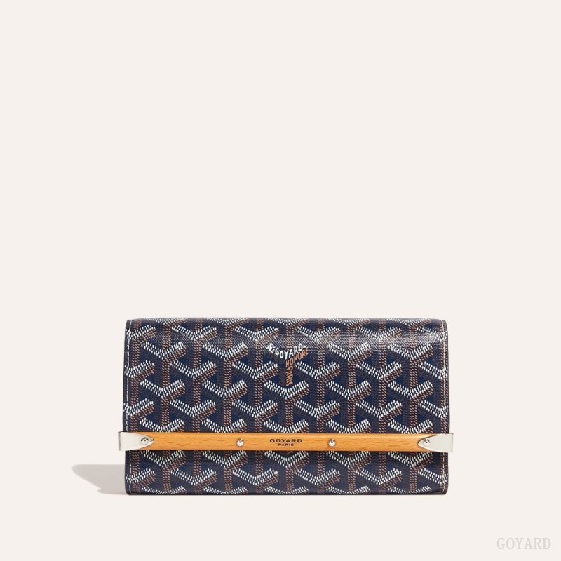 Bolsa Estuche Goyard Monte-Carlo Mini Case Azul Marino Azules | GY-KYH2144