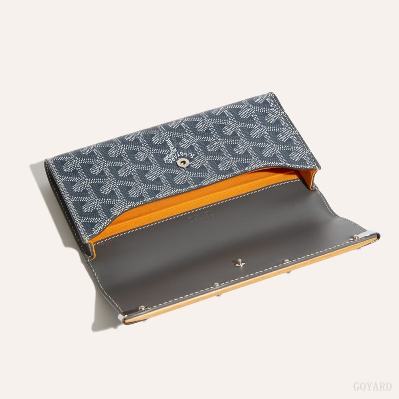Bolsa Estuche Goyard Monte-Carlo Mini Case Gris | GY-HXJ8302