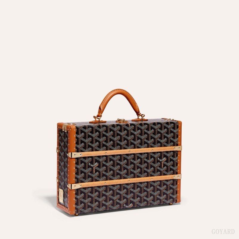 Bolsa de Mano Goyard PALACE MM TRUNK BAG Negras Marrones | GY-QJS3818