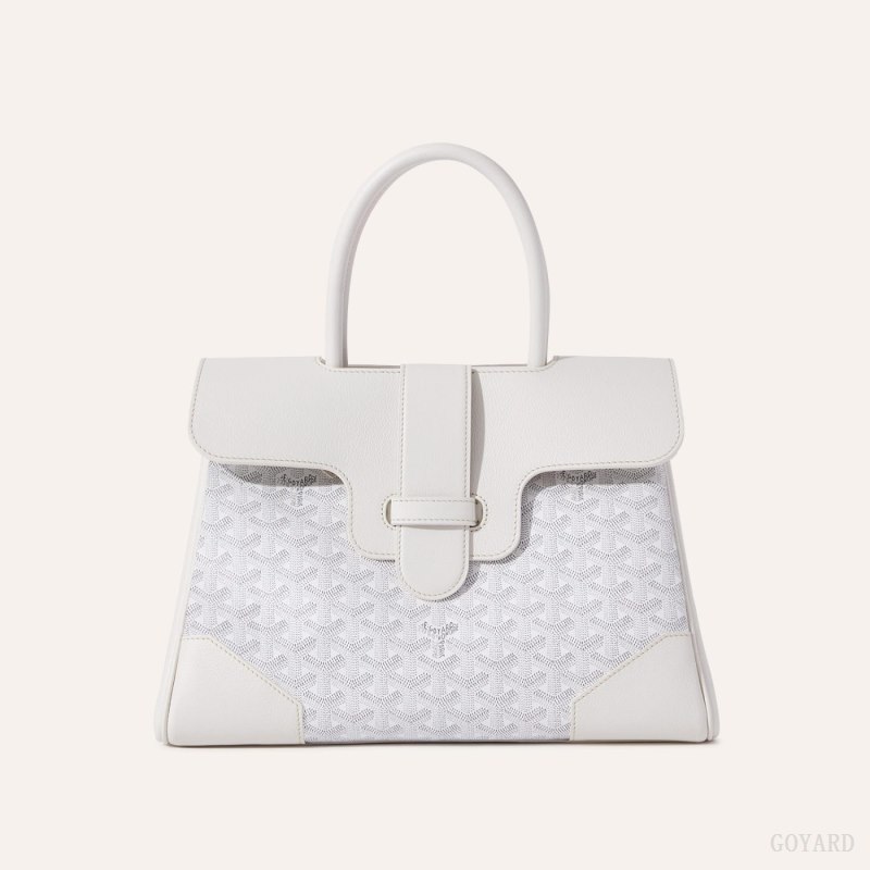 Bolsa de Mano Goyard Saïgon tote bag Blancas | GY-IJZ0811