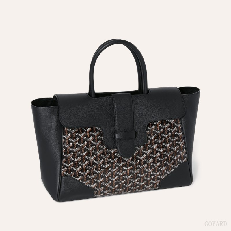 Bolsa de Mano Goyard Saïgon tote bag Negras | GY-KUF7936