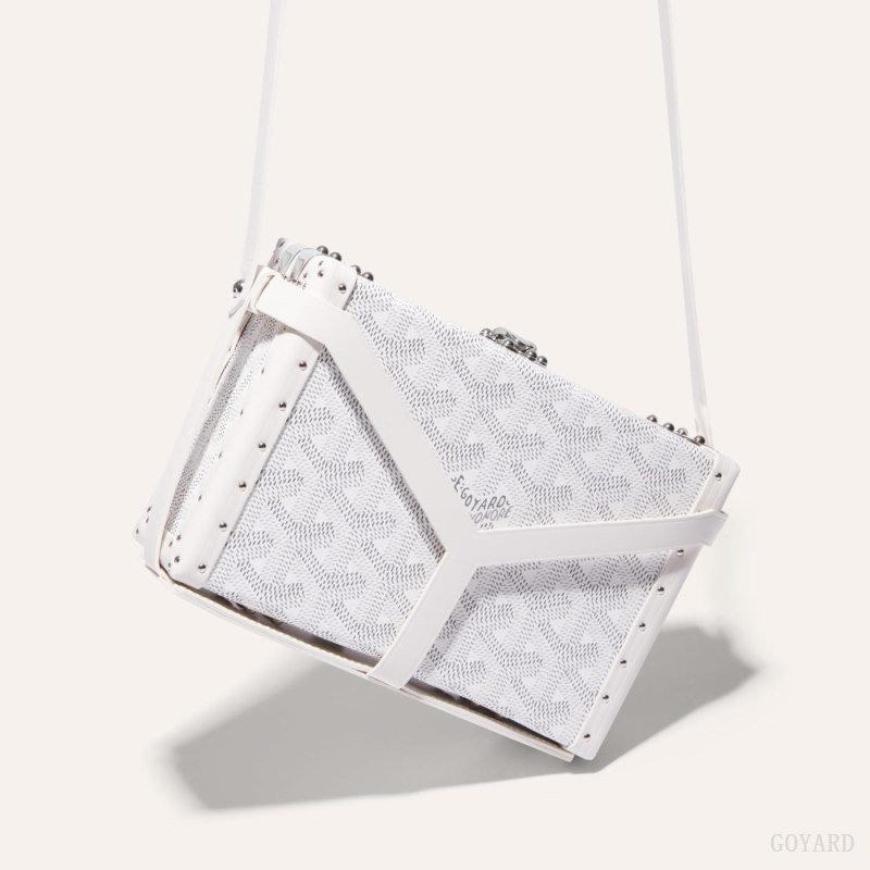 Bolsas Mini Goyard MINAUDIÈRE TRUNK BAG Blancas | GY-UDI1769