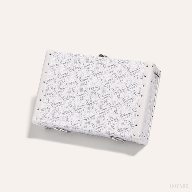 Bolsas Mini Goyard MINAUDIÈRE TRUNK BAG Blancas | GY-UDI1769