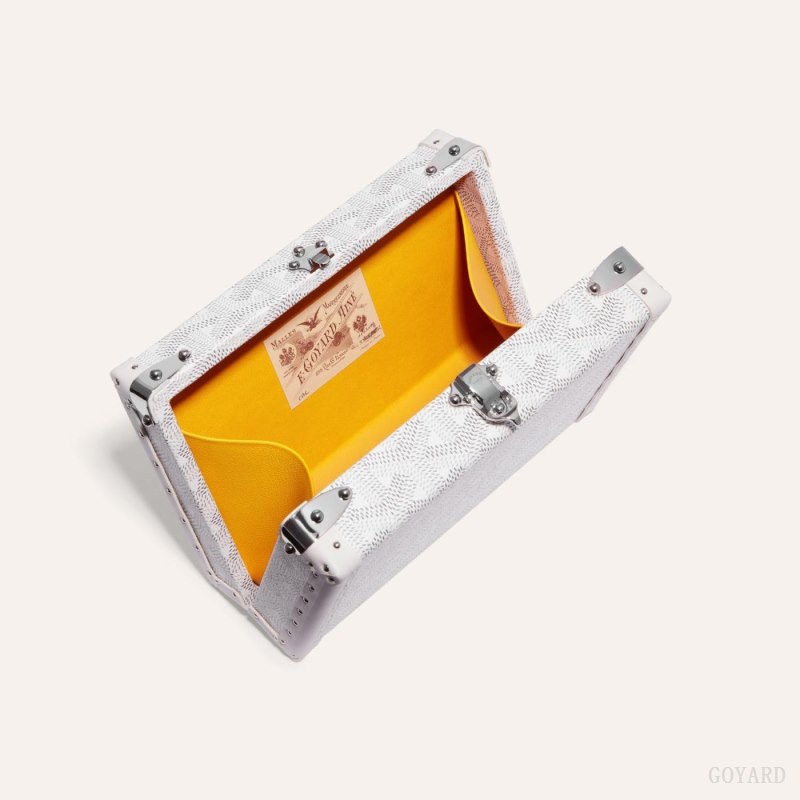 Bolsas Mini Goyard MINAUDIÈRE TRUNK BAG Blancas | GY-UDI1769